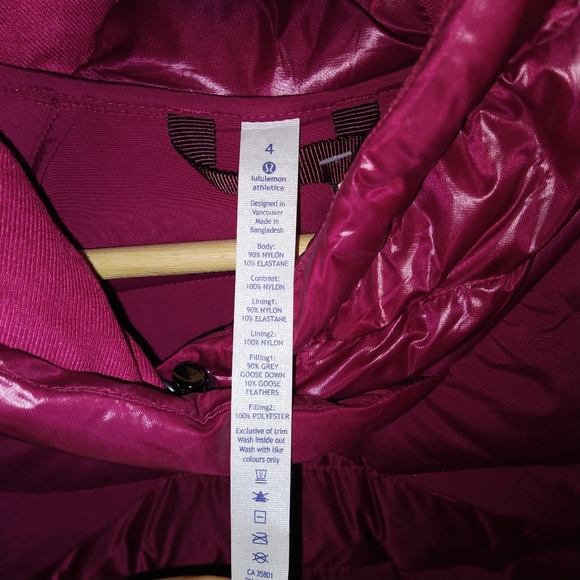 *SOLD* Lululemon 'Down Right Cozy Pullover' Goose - Picture 8 of 12